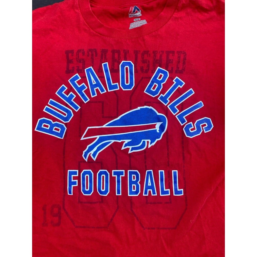 BUFFALO BILLS Long Sleeve Womens Red Blue Comfortable
